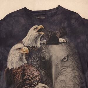 The Mountain Eagle Short Sleeve Casual Graphic T Shirt Adult Mens Size XL Navy
